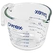 Pyrex Prepware 1-Cup Measuring Cup, Clear with Blue Measurements