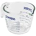 Pyrex Prepware 1-Cup Measuring Cup, Clear with Blue Measurements
