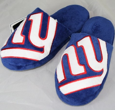 New York Giants NFL Big Logo Hard Sole Slide Slippers