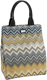 Saltbox Women's Zigzag Canvas Lunch/Newspaper Tote