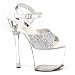 thumbnail: Pleaser Shoes WomenÕs GLAMOUR-710 7" R/S Cone Heel Platform Sandal from Pleaser