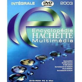 Encyclop�die Hachette Multim�dia 2003 Int�grale DVD