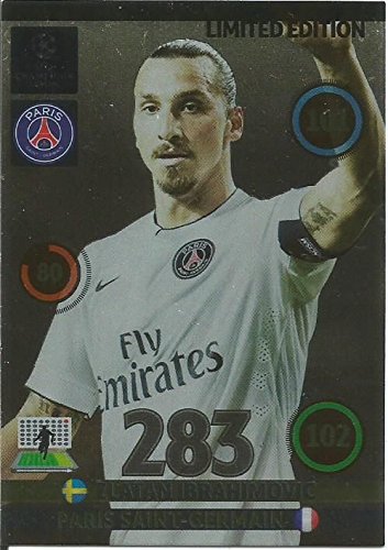 Champions League Adrenalyn XL 2014/2015 14/15 Zlatan Ibrahimovic 2014 Limited Edition