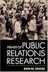 Primer of Public Relations Research