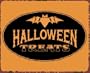 Halloween Treats Sign, Size 15" w X 12" h
