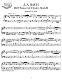 Bach, J.S. Book II: Prelude and Fugue No. 24: Instantly download and print sheet music