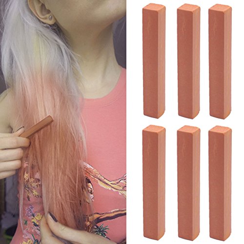 Best Temporary Brown Hair Dye | Ombre Brown Hair Dye | AUBURN BROWN Hair Chalk | With Shades of Brown Set of 6 Hair Color | Color your Hair Ash Brown in seconds with temporary HairChalk