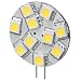 Goobay 30334 LED-Chip f�r G4 Lampensockel mit 10 SMD LEDs Leuchtfarbe warmwei� LED G4S warmwei�