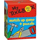 Peaceable Kingdom / 'My Toolbox' 2-in-1 Match Up Memory Game & Floor Puzzle