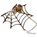 Acosta Jewellery - Topaz Swarovski Crystal - Spider Web Brooch