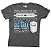 Doctor Who Wibbly Wobbly Quote Adult Gray T-Shirt (Adult Large)