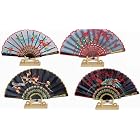 Assortment of one dozen (12) Oriental Feng Shui Hand Fan-EMBROIDERY FAN