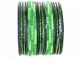 Beachcombers! Ethnic Glass Indian Wedding Bridal Bollywood Bangles Belly Dance Bracelets Set Lime