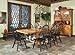 7-pc Rustic Traditions Rectangular Refectory Leg Dining Table Set by Intercon - Rustic (RT-TA-44108S-RUS-C-SET2)