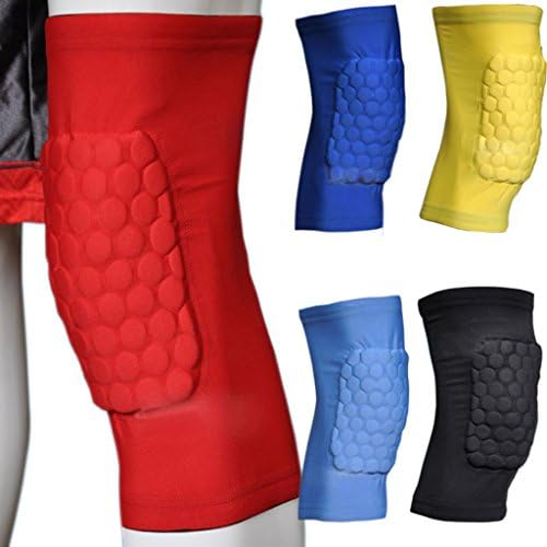 COOLOMG 1Pc Child Adult Pad Crashproof Antislip Basketball Leg Knee Short Sleeve XS S M L XL