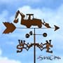 BACKHOE Weathervane