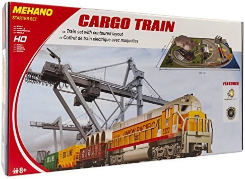 MEHANO TRAIN LINE - HO Scale Train Set with Scenic Layout - SPEED TRAIN, TGV POS by Mehano