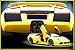 Lamborghini Murcielago Poster 24x32 Inches (Yellow Doors Up)