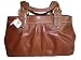Coach Soho Walnut Brown Leather Pleated Large Business Bag 13733