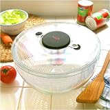 【OXO(オクソー)】 CLEAR SALAD SPINNER〔クリア サラダスピナー〕 L