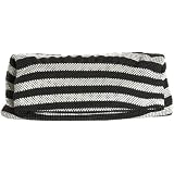 BCBGMAXAZRIA Striped Mesh Clutch