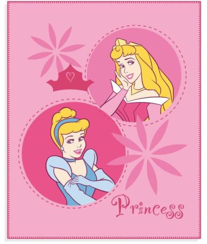 CTI 033126 Fleece Decke Disney Princess Diadem 130 x 160 cm