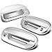 For Ford F-150 2DR Tailgate+Door Handle Cover w/Passenger Keyhole (Chrome)