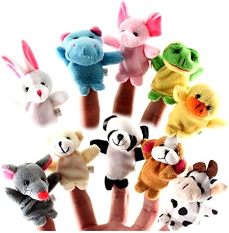 Cute Animal Finger Puppet Toy Dolls,Mouse Puppet,Bear Puppet,Giraffe Puppet,Dog Puppet,Tiger Puppet,Zebra Puppet,Pig Puppet,