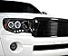 R&L Racing 05 06-10 Compatible with Toyota Tacoma Black Horizontal Style Front Hood Bumper Grill Grille Abs