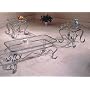 Beautiful 3-pc 8mm Glass Coffee / Two End Table Set