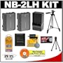 (2) CTA NB-2LH Rechargeable Li-ion Batteries + Mini Battery Charger + Tripod + Accessory Kit for Canon EOS XT, XTi, PowerShot G7 & G9 Digital Cameras