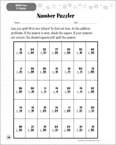 Scholastic Success With Math: Grade 1 (Scholastic Success with Workbooks: Math)
