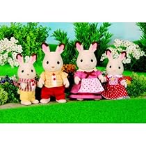 Sylvanian Chocolate Rabbit Family