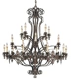 Savoy House 1-1450-20-56 New Tortoise Shell Aurora Tuscan 20 Light Up Lighting Chandelier from the A