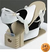 ライクイット くつホルダー 【スリム】 12個セット (倒れ防止パーツ付) ベージュ