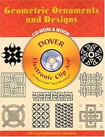 Geometric Ornaments and Designs CD-ROM and Book (Dover Electronic Clip Art)