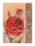 Red Rose Art Poster Print by Vitor Vivaldi, 24x32