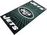 NFL New York Jets Sunburst Fiber Reactive Beach / Bath Towel