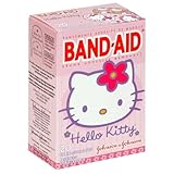 51N361E5MWL. SL160  Band Aid Brand Adhesive Bandages, Hello Kitty Decorated Bandages, 20 Count Assorted Sizes (Pack of 3)