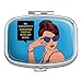 My Super Power is Punching People with My Mind Funny Humor Rectangle Pill Case Trinket Gift Box