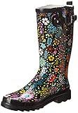 Western Chief Women's Garden Play Rain Boot, Black, 8 M US