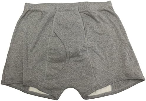 Mitaka Men's Incontinence Pants XX-Large Waist 30-38"In. Grey 33015-3L