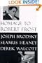Homage to Robert Frost