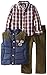 Boys Rock Little Boys' 3 Pc Puffy Vest Set Corduroy