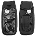 Eforcity Noir housse/etui en cuir veritable pour Nokia 6230