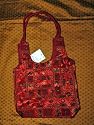 Boho Banjara Gypsy India Falu Red Sari Handbag Purse Totes