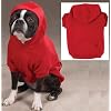 Zack & Zoey Polyester/Cotton 12-Inch Basic Dog Hoodie, Small, Tomato Red