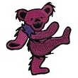 Grateful Dead - Pink Dancing Bear Patch