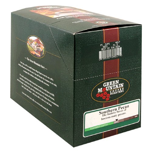 Green Mountain Coffee, Southern Pecan, K-Cups for Keurig Brewers, 24-Count Boxes (Pack of 2)