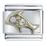 Dolphin Animal Italian Charms Bracelet Link
